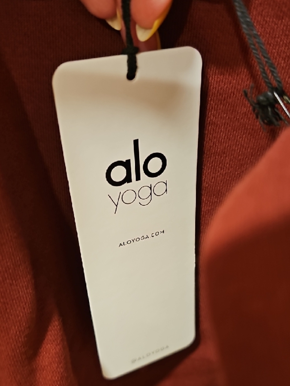 ALO Yoga Accolade Crewneck Pullover Sweatshirt In Cranberry; Size XL; NWT - Picture 8 of 9
